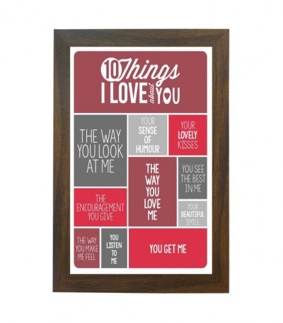 10 Things I Love About You Print