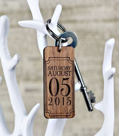 Custom Special Date Keyring