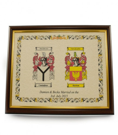 Double Coat Of Arms Print