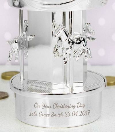 Personalised Carousel Money Box