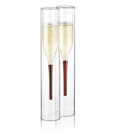 Inside Out Champagne Flutes