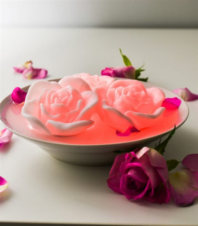 Colour Changing Floating Rose Bath Lights