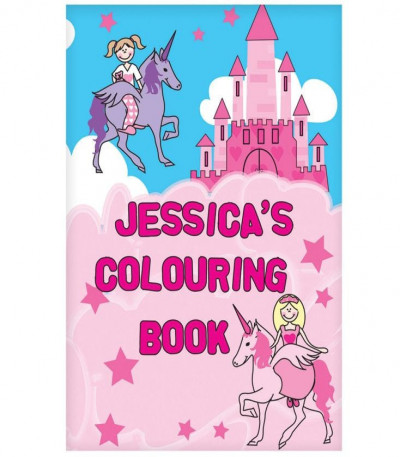 'Princess' Personalised Colouring Book