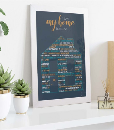 Personalised I Love My Home Because… Gift Voucher