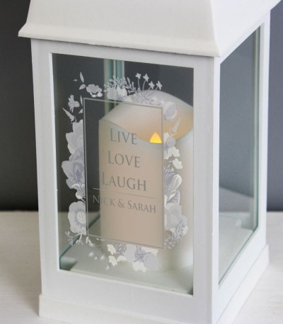 Personalised Soft Watercolour Lantern