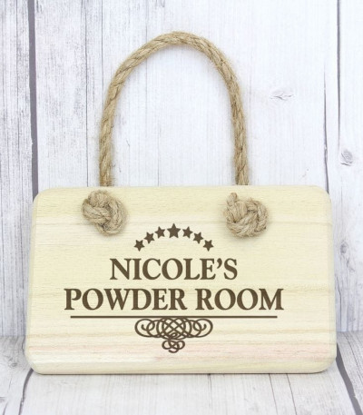 Decorative Personalised Wooden Sign