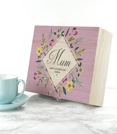 Personalised Botanical Tea Box