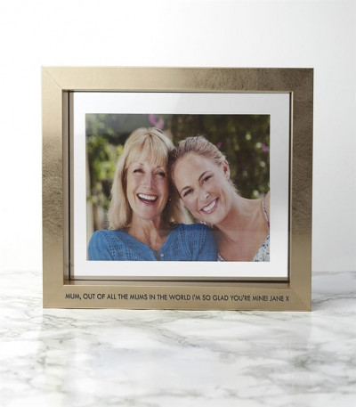 Personalised Metallic Photo Frame