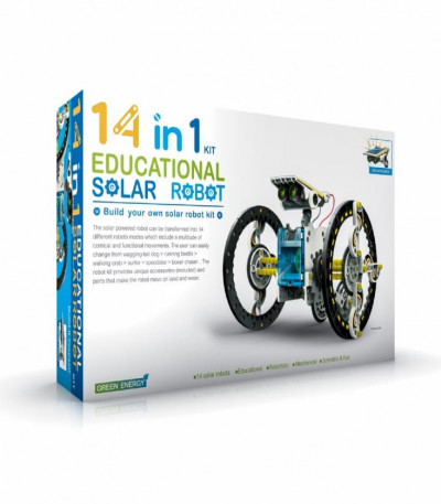 Build Your Own Solar Robot 14 in 1