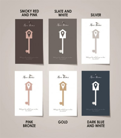 Personalised New Home Key Poster