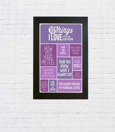 10 Things I Love About my Girlfriend Poster