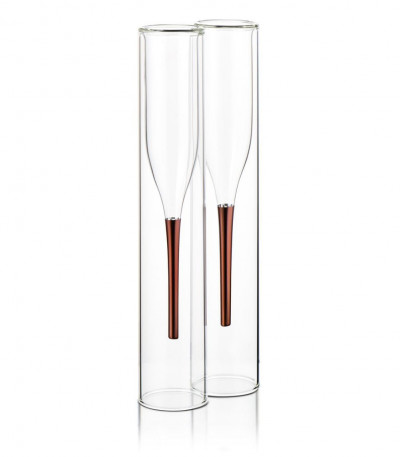 Inside Out Champagne Flutes