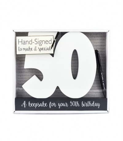 50th Birthday Signature Numbers