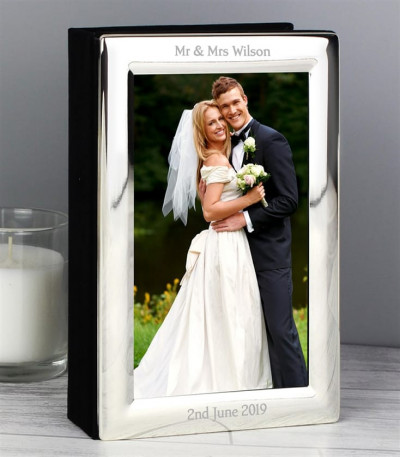 Personalised Silver Plated Photo Album