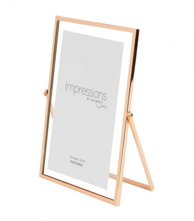 Freestanding Photo Frame with Copper Finish