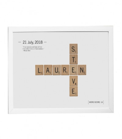 Personalised Love Tiles Poster