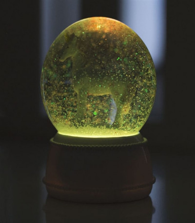 Unicorn Light Up Snow Globe