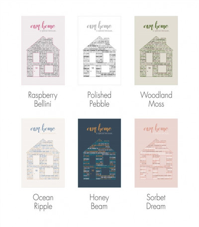 Personalised Our Home Is Special Poster