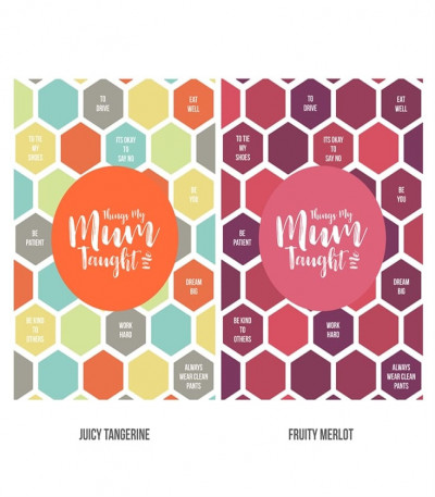 Personalised Things Mum Taught Me Poster