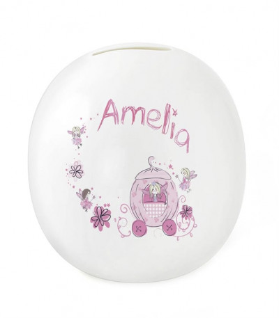 Pumpkin Fairy Personalised Money Box