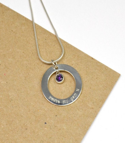 Personalised Birthstone Necklace