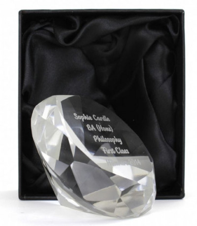 Diamond Personalised Paperweight