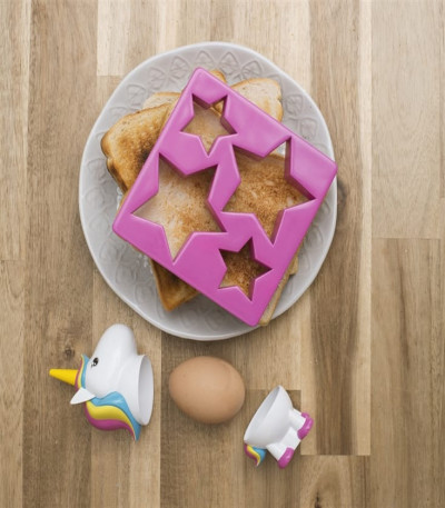 Unicorn Egg Cup & Toast Cutter Set