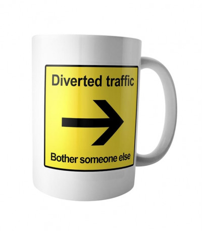 Diverted Traffic Mug