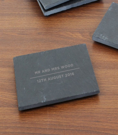 Personalised Slate Coaster