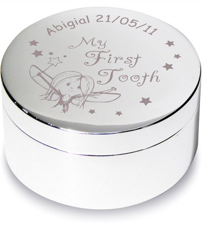 My First Tooth Personalised Fairy Trinket Box