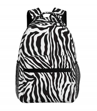 Zebra Stripe Print Backpack