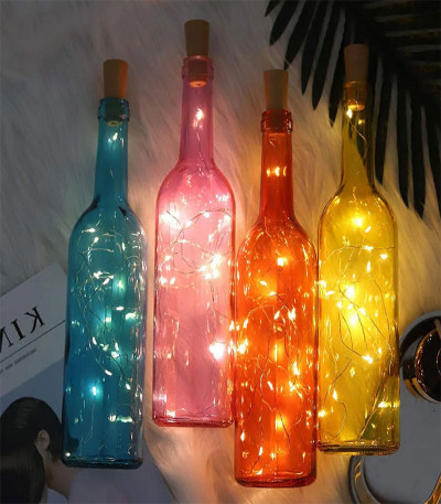 Wine Bottle Glow Lights