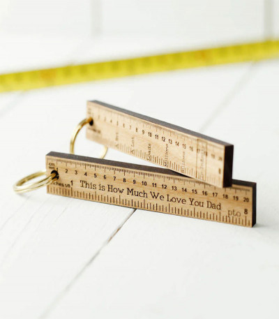 Personalised Wooden Magnetic Ruler