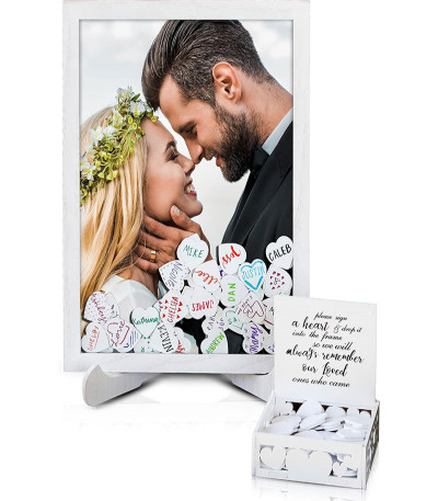 Provence Wedding Heart Drop Box