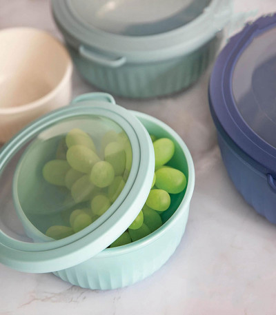 Plastic Meal Prep Bowl Set with Lids