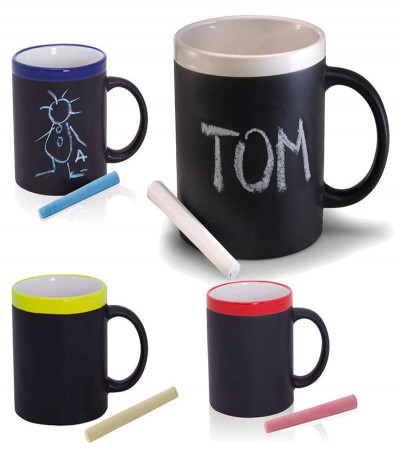 Blackboard Mug with Chalk