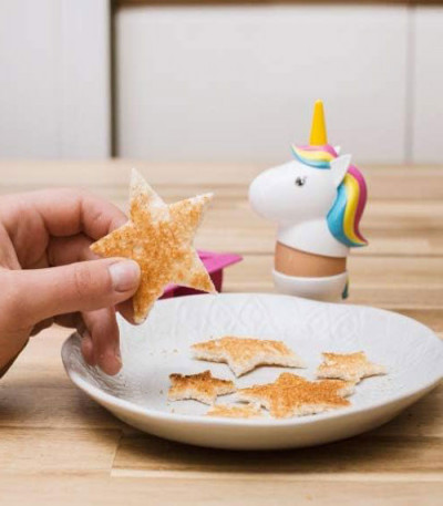 Unicorn Egg Cup & Toast Cutter Set