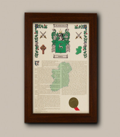 Coat of Arms & Surname History Print