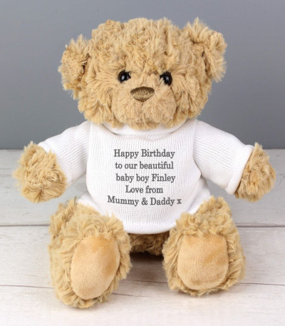 Personalised Teddy Bear With Message