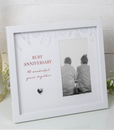 Ruby Anniversary Photo Frame