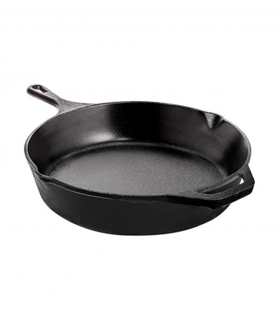 Cast Iron Fry Pan 12 Inch for Indoor & Outdoor Use