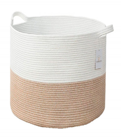 Woven Storage Basket with Handle