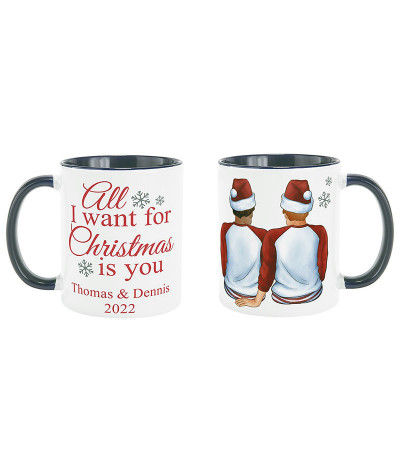 All I Want For Christmas Pair Mugs