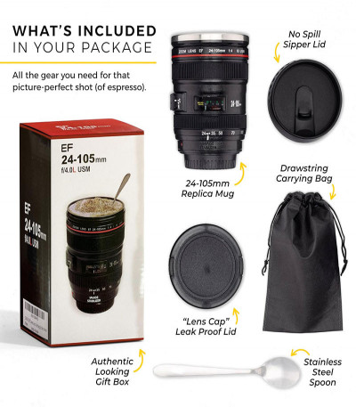 Camera Lens Coffee Mug