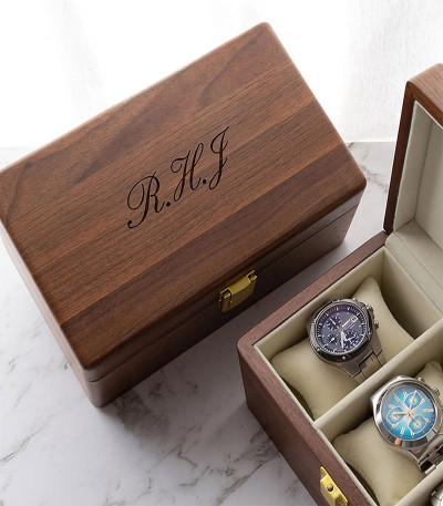 Wooden Personalised Watch Box
