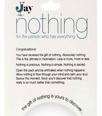 Gift of Nothing