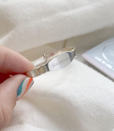 Sterling Silver Baby Bangle