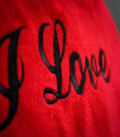 Heart Shaped Cushion - I Love You