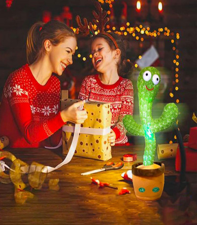 Pbooo Dancing Talking Cactus Mimicking Toy