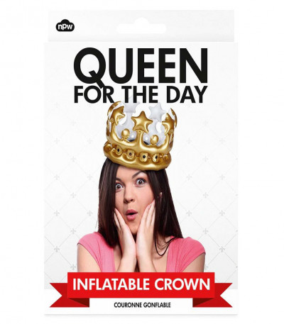 Queen For The Day Inflatable Crown